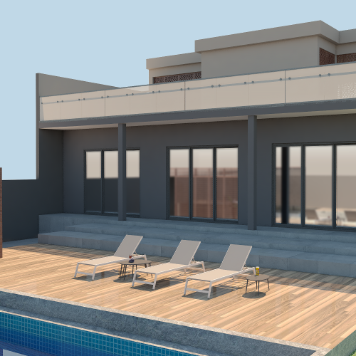 3D RESIDENCE R+1 A NGAPAROU