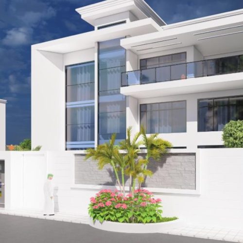 3D RESIDENCE R+2 EN MAURITANIE