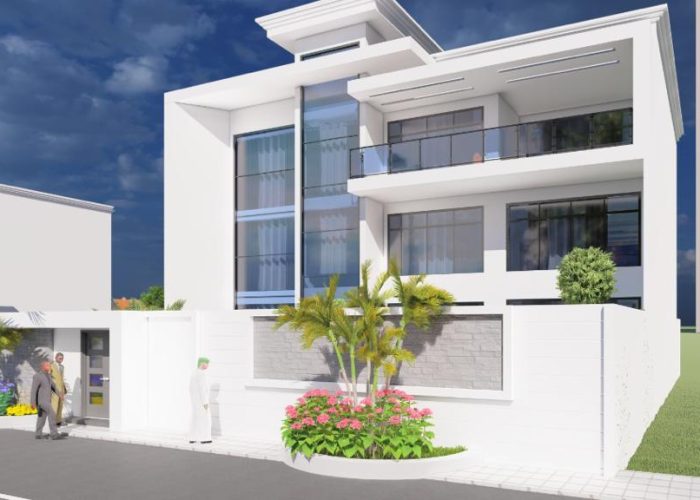 3D RESIDENCE R+2 EN MAURITANIE